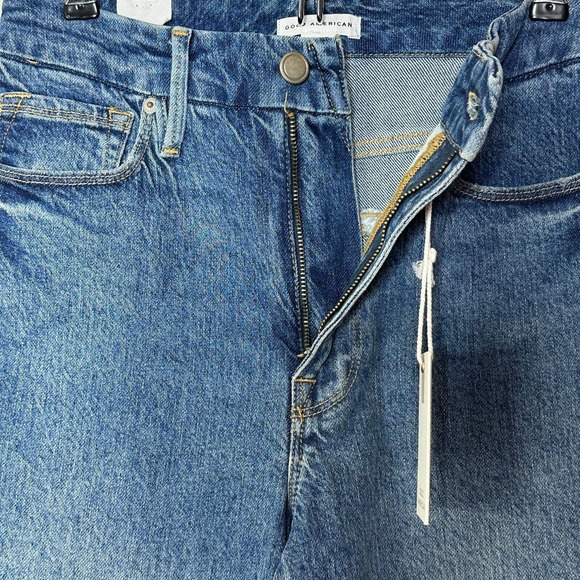 Good American Good Classic Jeans High Rise Skinnyish Fit Women’s 4/27 Blue NWT - Picture 7 of 12